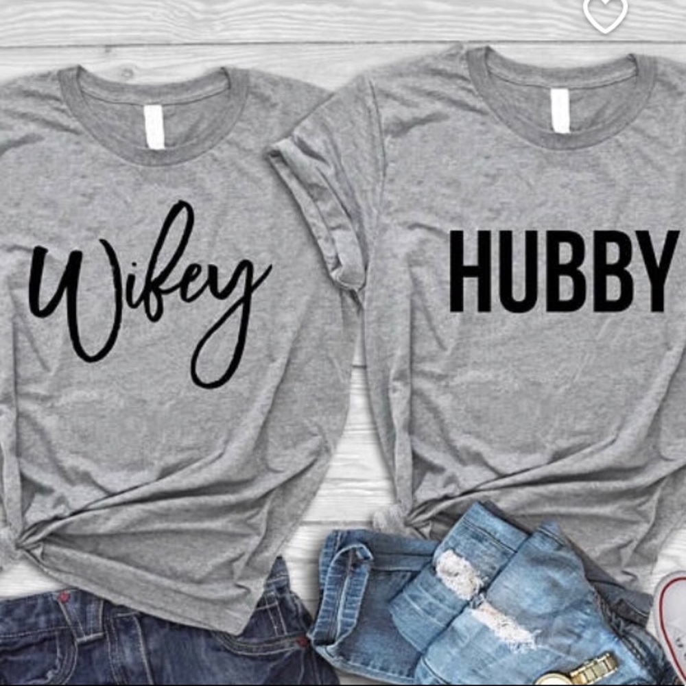 Mr and Mrs shirts